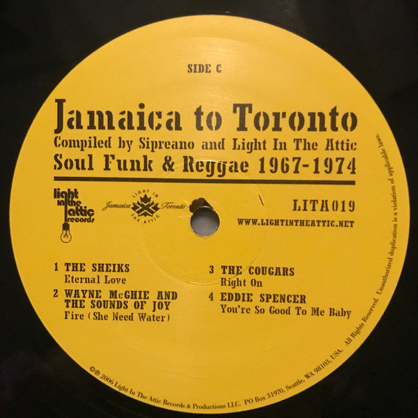 Various - Jamaica To Toronto (Soul Funk & Reggae 1967 - 1974) - 2006