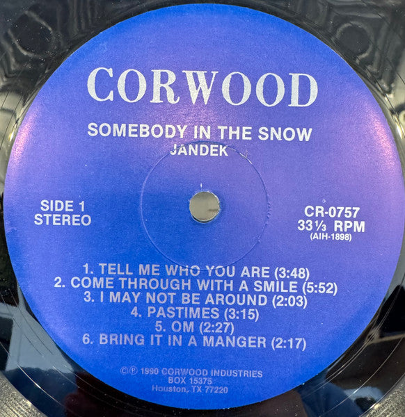 Jandek - Somebody In The Snow