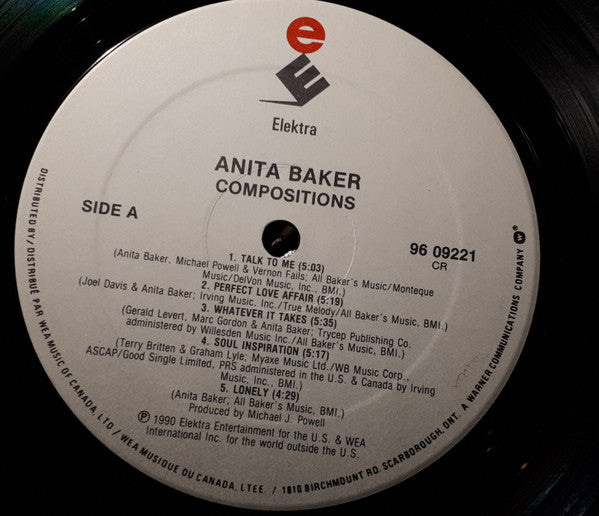 Anita Baker - Compositions - 1990