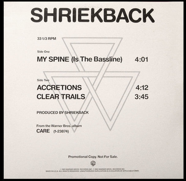Shriekback - My Spine (Is The Bassline) - 1983