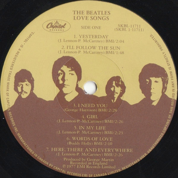 Beatles, The - Love Songs - 1977