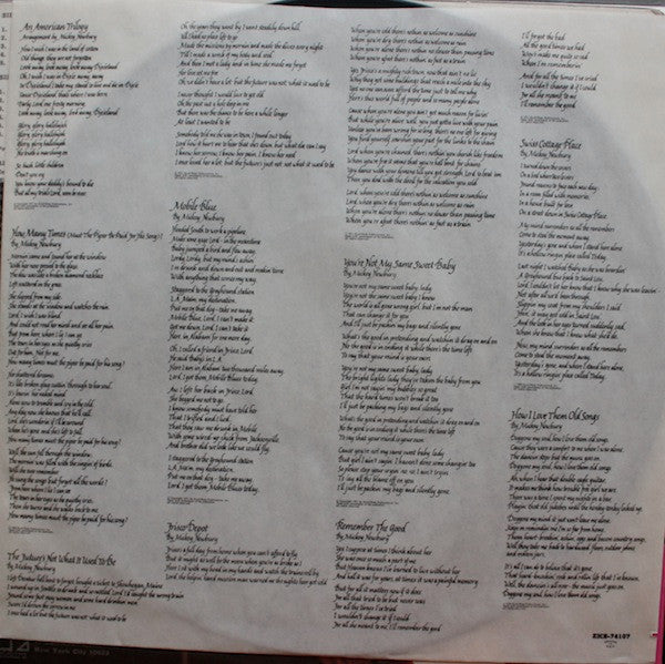 Mickey Newbury - 'Frisco Mabel Joy - 1971