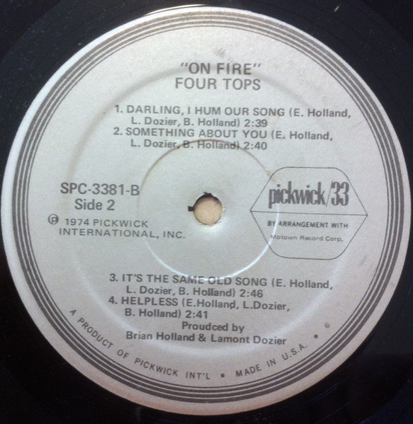Four Tops - I Can't Help Myself - 1974
