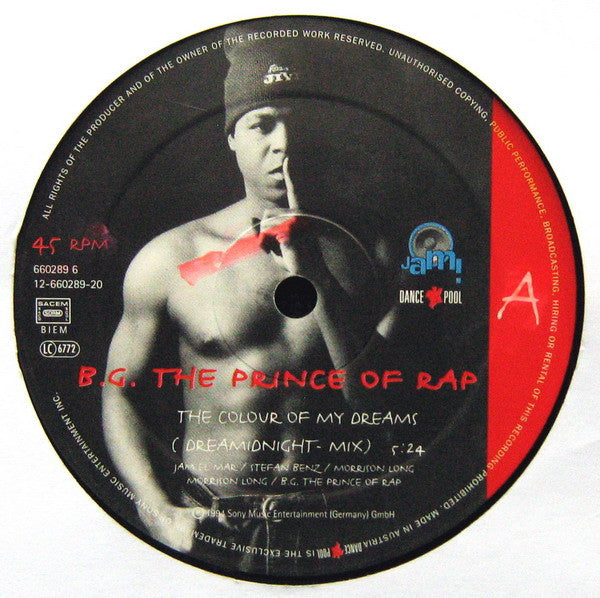 B.G. The Prince Of Rap - The Colour Of My Dreams