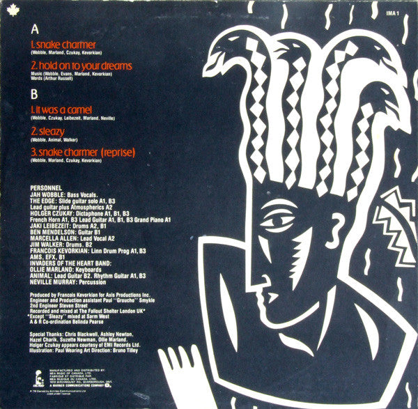 Jah Wobble, Edge, The, Holger Czukay - Snake Charmer - 1983