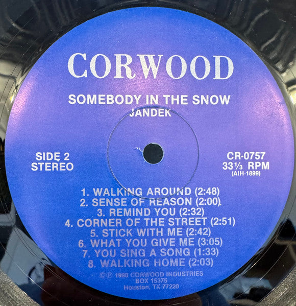 Jandek - Somebody In The Snow