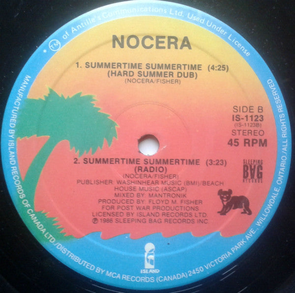 Nocera - Summertime Summertime Vinyl Record