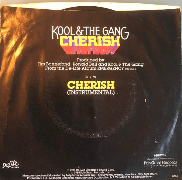 Kool & The Gang - Cherish