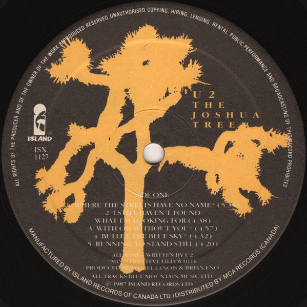 U2 - The Joshua Tree - 1987