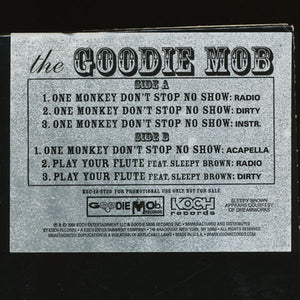 Goodie Mob - One Monkey Don't Stop No Show