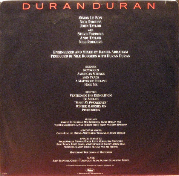 Duran Duran - Notorious
