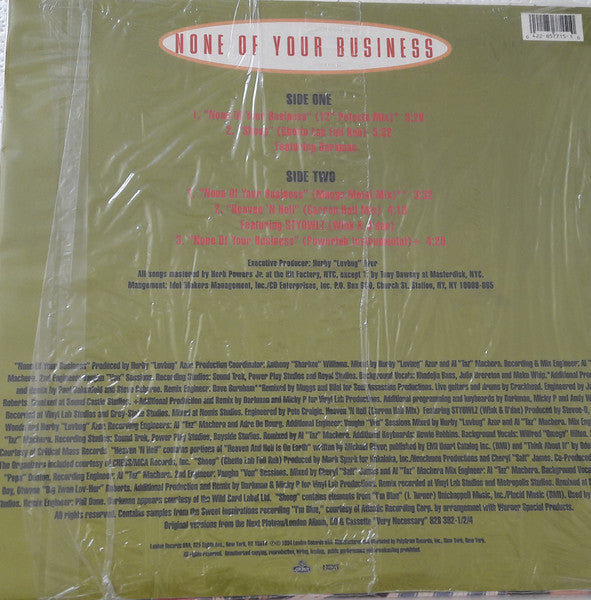Salt 'N' Pepa - None Of Your Business