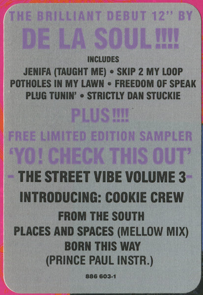 De La Soul - Jenifa (Taught Me) & Plug Tunin' & Potholes In My Lawn - 1989