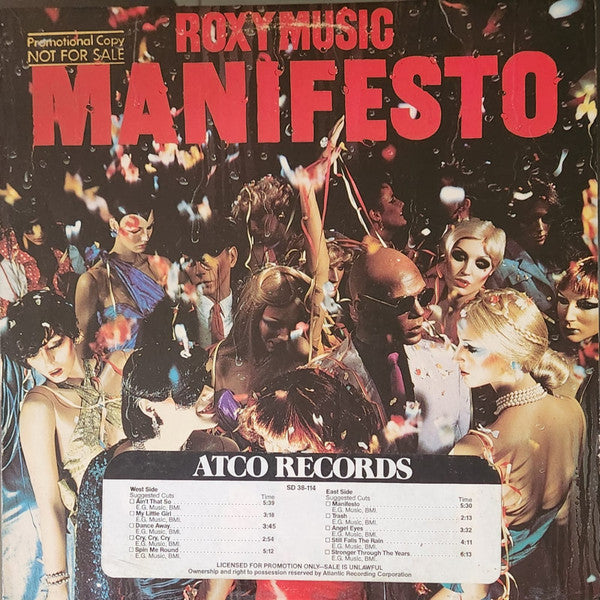 Roxy Music - Manifesto - 1979
