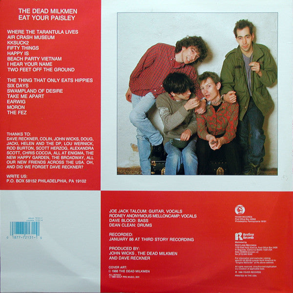 The Dead Milkmen - Eat Your Paisley