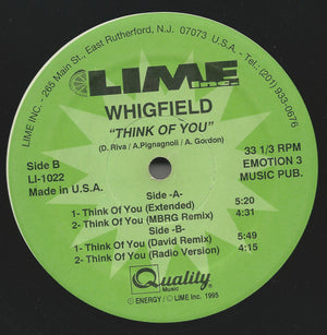 Whigfield - Think Of You