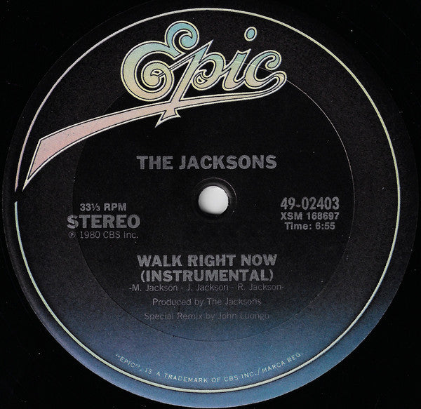 Jacksons, The - Walk Right Now - 1980