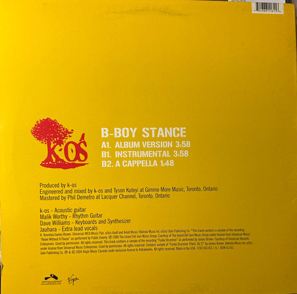 K-OS - B-Boy Stance - 2004