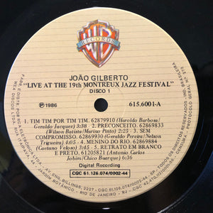 João Gilberto - Live At The 19th Montreux Jazz Festival Vinyl Record