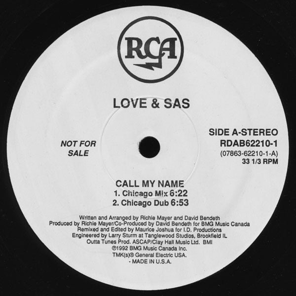 Love & Sas - Call My Name