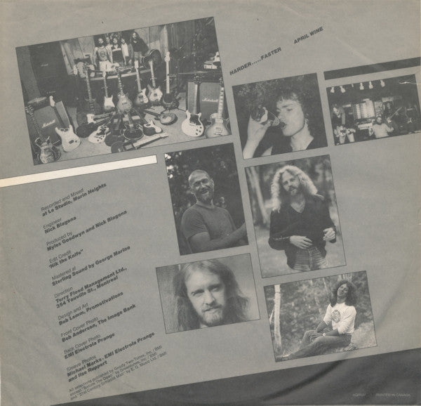 April Wine - Harder.....Faster - 1979