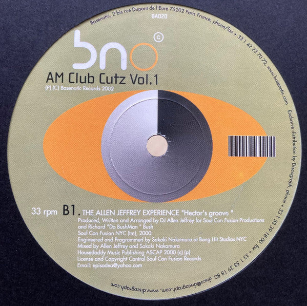 Various - AM Club Cutz Vol. 1