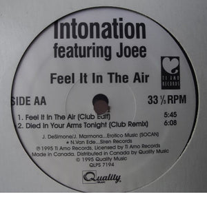 Intonation - Feel It In The Air Vinyl Record