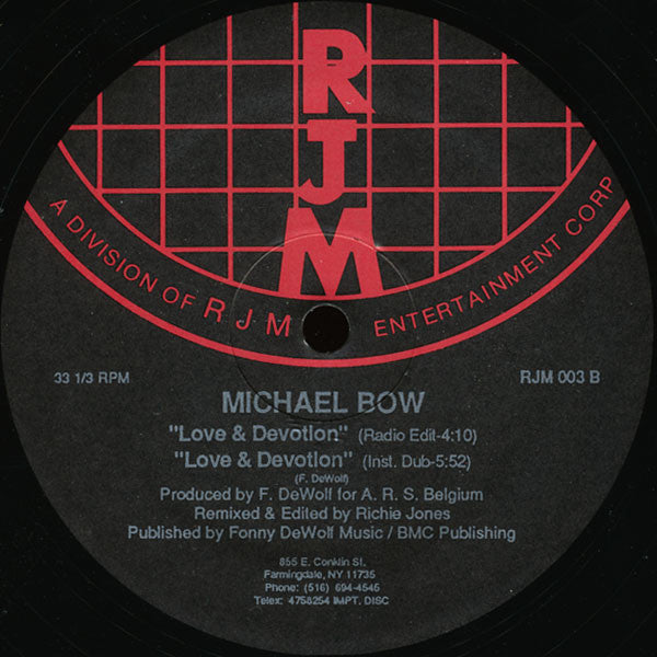 Michael Bow - Love & Devotion - 1986