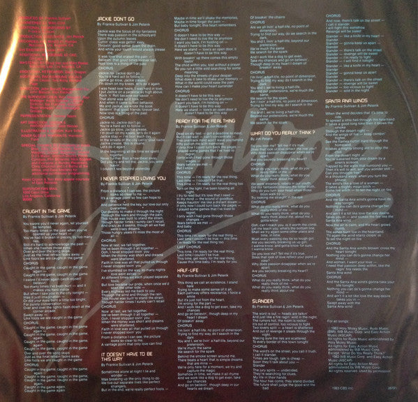 Survivor - Caught In The Game - 1983