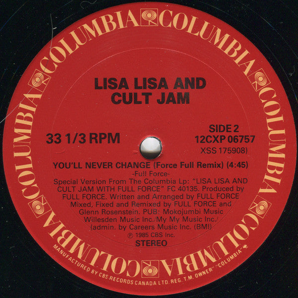Lisa Lisa & Cult Jam - Head To Toe
