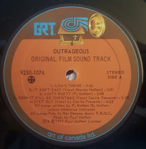 Paul Hoffert - Outrageous!: Original Film Soundtrack - 1977