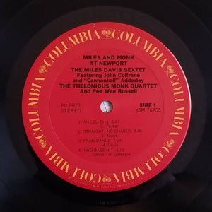 Miles Davis Sextet, The Featuring John Coltrane And Cannonball Adderley / Thelonious Monk Quartet, The And Pee Wee Russell - Miles & Monk At Newport - 1977