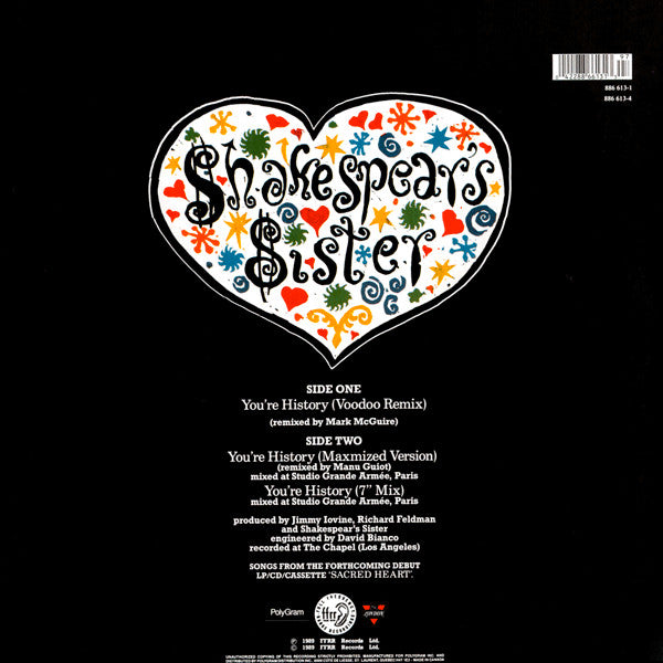 Shakespear's Sister - You're History - 1989