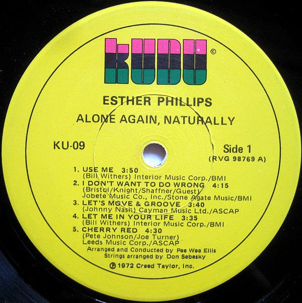 Esther Phillips - Alone Again, Naturally - 1972