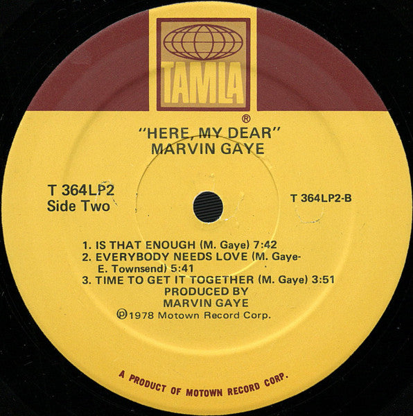 Marvin Gaye - "Here, My Dear." - 1978