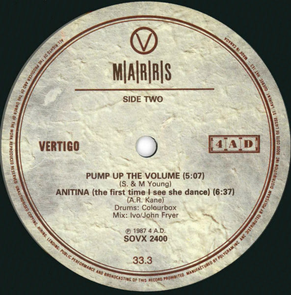 M|A|R|R|S - Pump Up The Volume