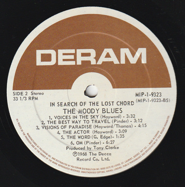 Moody Blues, The - In Search Of The Lost Chord - 1984