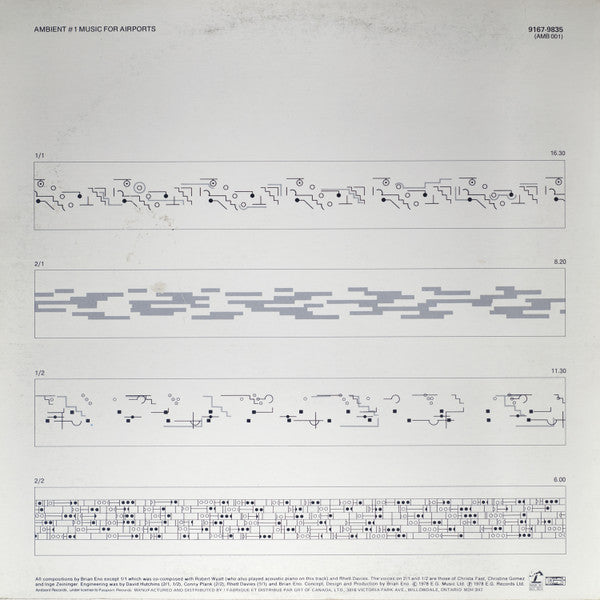 Brian Eno - Ambient 1 (Music For Airports) - 1979
