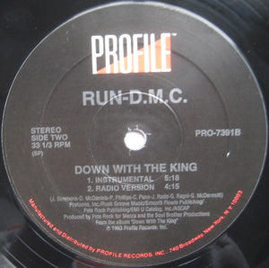 Run DMC - Down With The King Vinyl Record