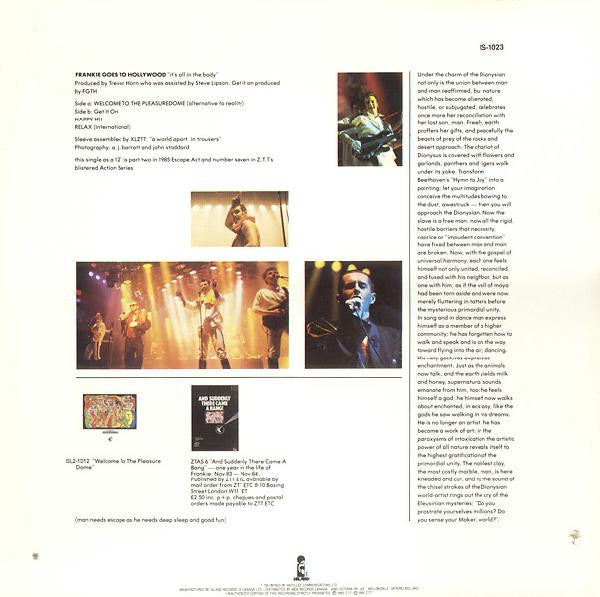 Frankie Goes To Hollywood - Welcome To The Pleasuredome - 1985