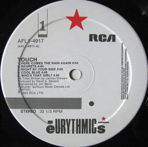 Eurythmics - Touch - 1983