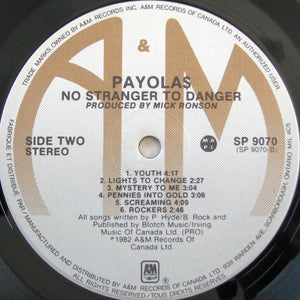 Payola$ - No Stranger To Danger - 1982