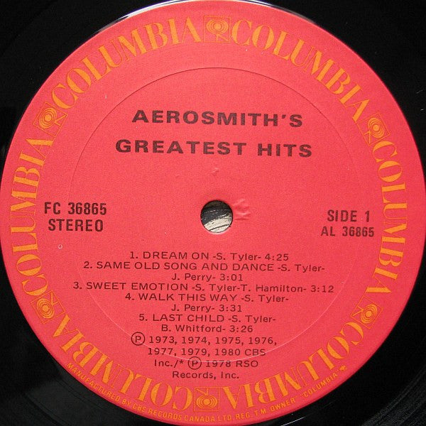 Aerosmith - Aerosmith's Greatest Hits - 1980