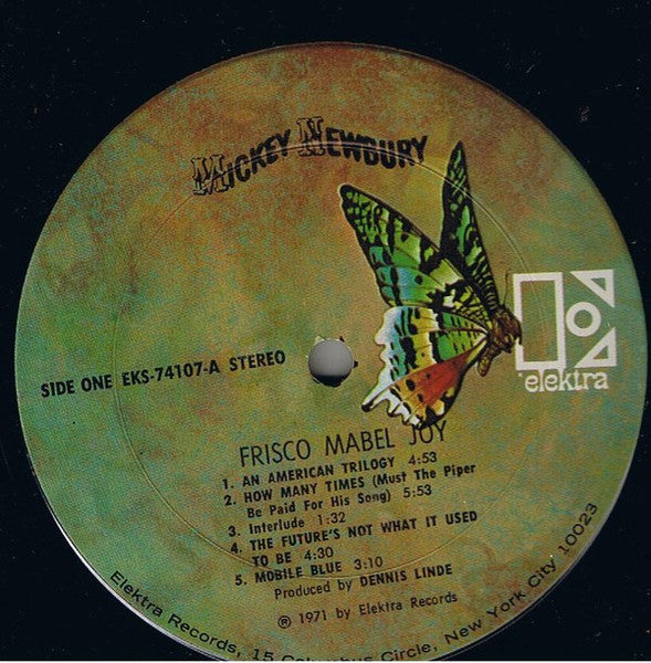 Mickey Newbury - 'Frisco Mabel Joy - 1971