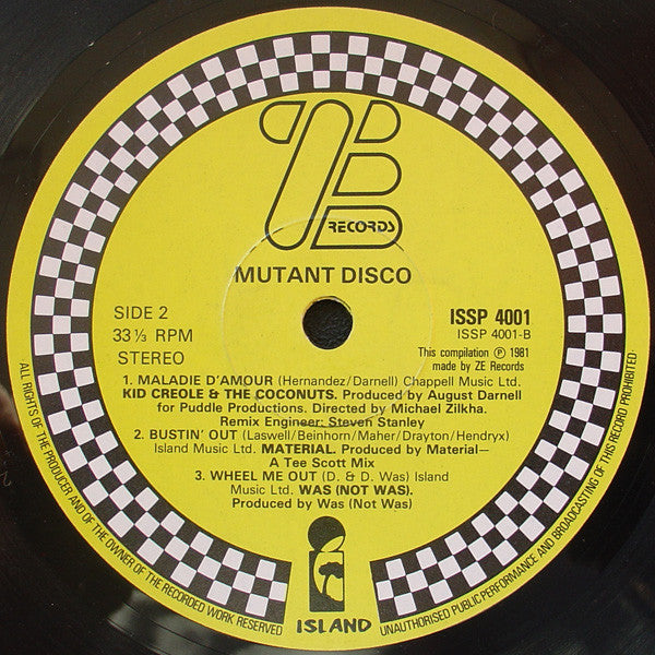 Various - Mutant Disco: A Subtle Discolation Of The Norm - 1981