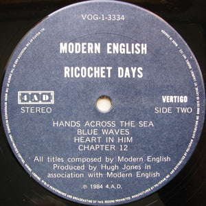 Modern English - Ricochet Days