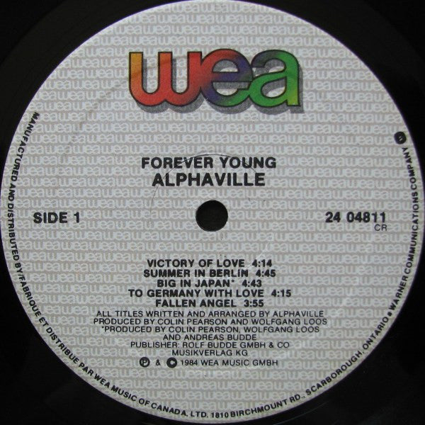 Alphaville - Forever Young - 1984