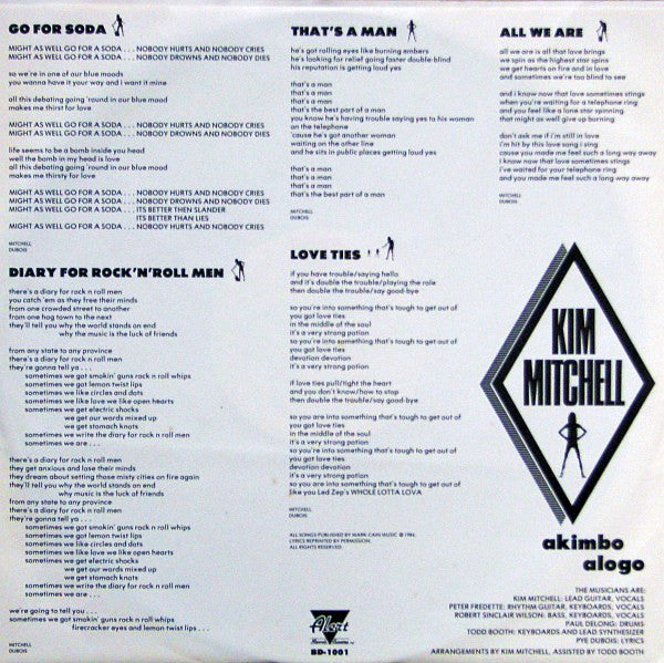 Kim Mitchell - Akimbo Alogo 
