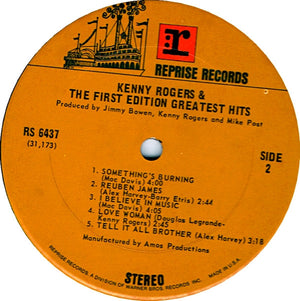 Kenny Rogers & The First Edition - Greatest Hits Vinyl Record