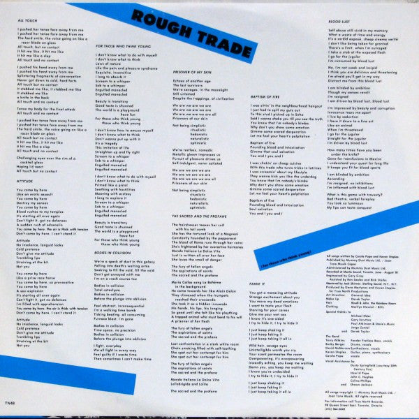 Rough Trade - For Those Who Think Young - 1981
